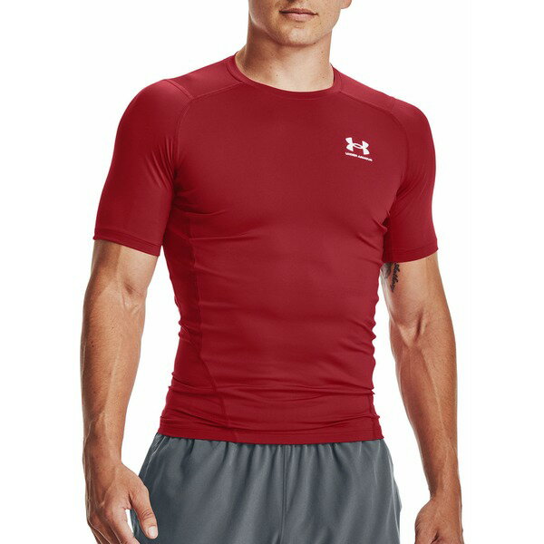 A_[A[}[ Y Vc gbvX Under Armour Men's HeatGear Compression T-Shirt Flawless/White