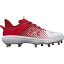 A_[A[}[ Y 싅 X|[c Under Armour Men's Yard MT Metal Baseball Cleats Red/White