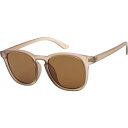 サーフアンドスポーツ レディース サングラス＆アイウェア アクセサリー Surf N Sport Mahomes Sunglasses Matte Crystal Tan/Brown