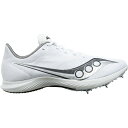 サッカニー メンズ 陸上 スポーツ Saucony Men s Velocity MP Track and Field Shoes White/Silver