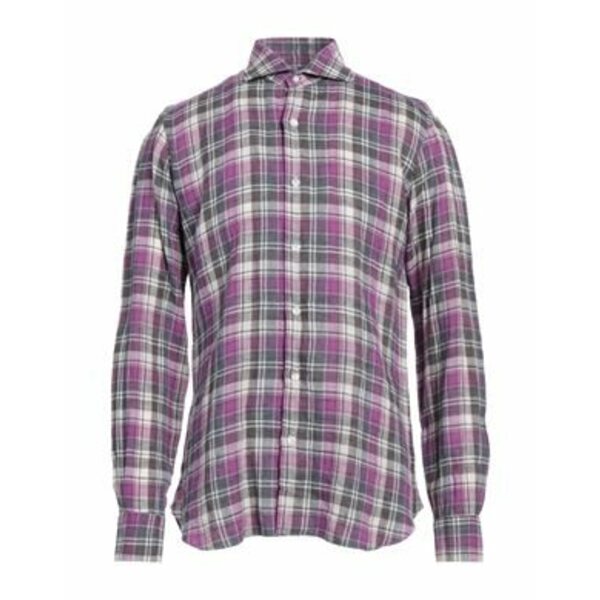 【送料無料】 バルバナポリ メンズ シャツ トップス Shirts Purple