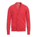【送料無料】 ガウド メンズ カーディガン アウター Cardigans Red