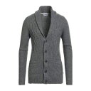 【送料無料】 ヴェルナ メンズ カーディガン アウター Cardigans Grey