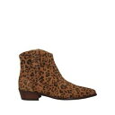 【送料無料】 マリアン レディース ブーツ シューズ Ankle boots Brown