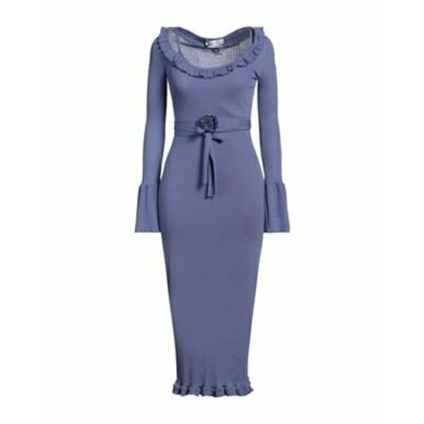 【送料無料】 ブルマリン レディース ワンピース トップス Midi dresses Purple