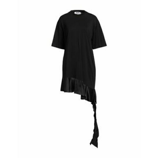 【送料無料】 エムエスジイエム レディース ワンピース トップス Mini dresses Black