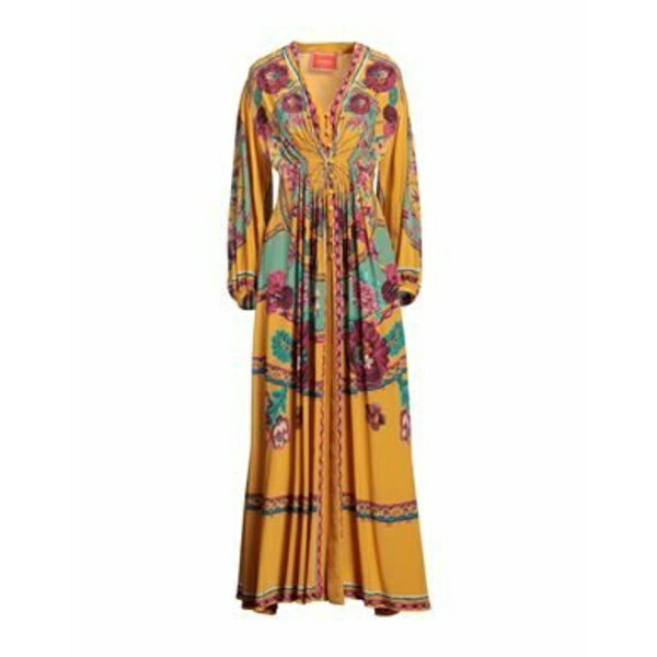 【送料無料】 ラ・ダブル・ジェイ レディース ワンピース トップス Maxi dresses Yellow