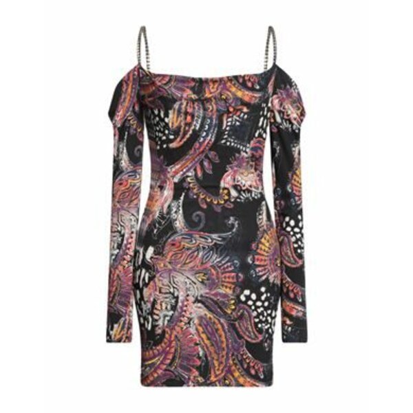 【送料無料】 ロベルトカヴァリ レディース ワンピース トップス Mini dresses Black