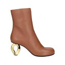【送料無料】 J.W.アンダーソン レディース ブーツ シューズ Ankle boots Brown