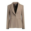 【送料無料】 アルベルタ フェレッティ レディース ジャケット&ブルゾン アウター Blazers Beige(4)