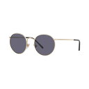 サングラス ハット コレクション レディース サングラス＆アイウェア アクセサリー Unisex Polarized Sunglasses, HU100949-P Shiny Light Gold-Tone