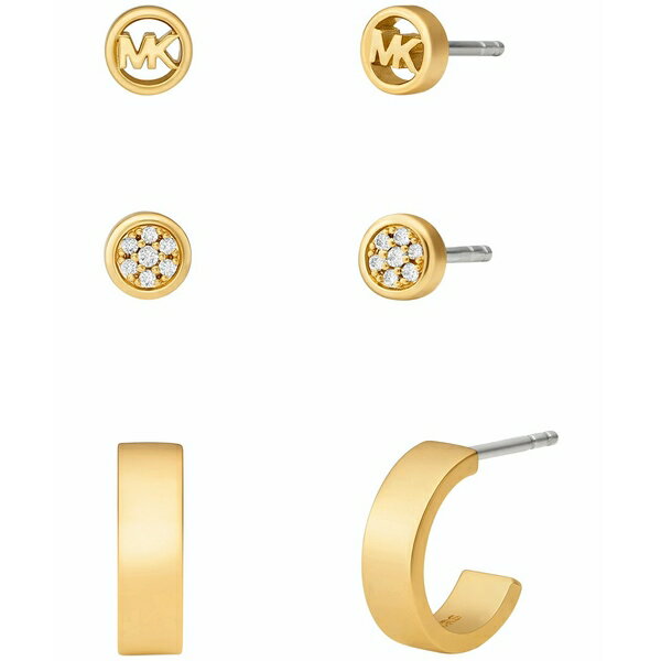 マイケルコース ピアス マイケルコース レディース ピアス＆イヤリング アクセサリー Trio Earrings Gift Set Gold