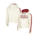 コロシアム レディース パーカー・スウェットシャツ アウター Women's Cream Alabama Crimson Tide Perfect Date Cropped Pullover Hoodie Cream