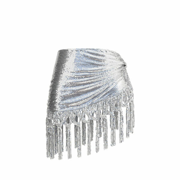 パコ・ラバンヌ レディース ベルト アクセサリー Silver Belt -