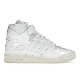 adidas アディダス レディース スニーカー 【adidas Forum Mid】 サイズ US_W_9W Triple White Patent Leather (Women's)