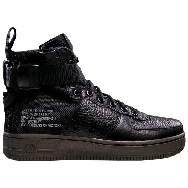 Nike ʥ ǥ ˡ Nike SF Air Force 1 Mid  US_W_6W Black Dark Hazel (Women's)