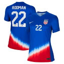 ナイキ レディース ユニフォーム トップス Trinity Rodman USWNT Nike Women 039 s 2024 Away Replica Jersey Royal