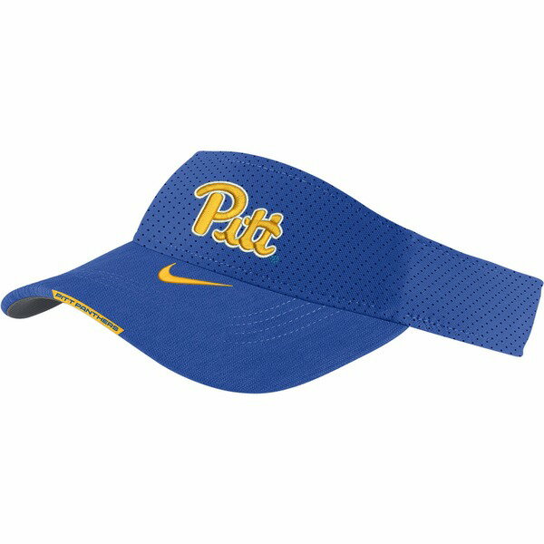 iCL Y Xq ANZT[ Pitt Panthers Nike 2023 Sideline Performance Adjustable Visor Royal