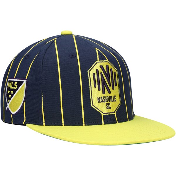 ミッチェル＆ネス ミッチェル&ネス メンズ 帽子 アクセサリー Nashville SC Mitchell & Ness Team Pin Snapback Hat Navy