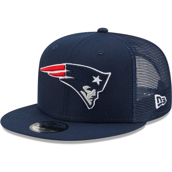 j[G Y Xq ANZT[ New England Patriots New Era Classic Trucker 9FIFTY Snapback Hat Navy