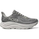 Hoka One One ホカオネオネ レディース スニーカー 【Hoka One One Clifton 10 Stellar Grey Galactic Grey (Women's)】 サイズ US_9.5(26.5cm) Stellar Grey/Galactic Grey(4)