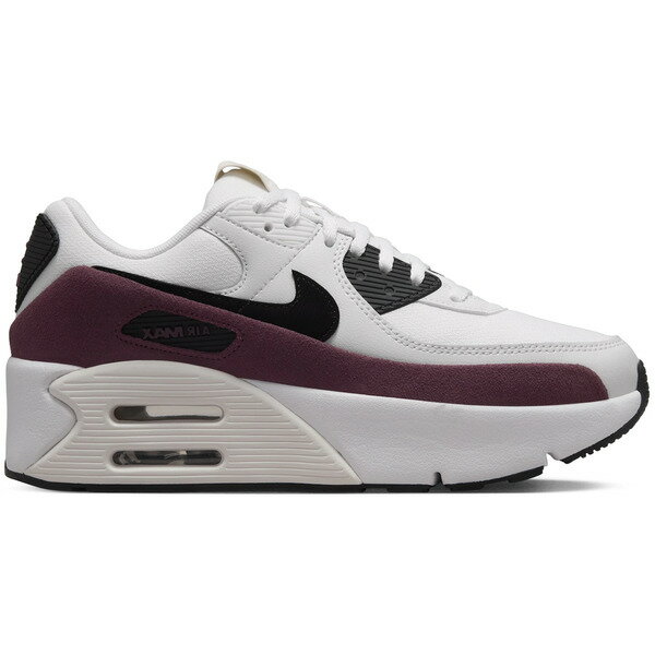 Nike ナイキ レディース スニーカー 【Nike Air Max 90 LV8 Sail Night Maroon Phantom Black (Women's)】 サイズ US_9(26.0cm) Sail/Night Maroon/Phantom/Black