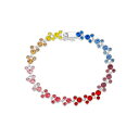 fBYj[ fB[X uXbgEoOEANbg ANZT[ Multi Color Crystal Mickey Mouse Bracelet Silver