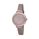 ローラアシュレイ レディース 腕時計 アクセサリー Women 039 s Glitz Sparkle Dial Spray Pink Alloy Mesh Band Watch 36mm Pink