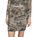 ダナキャランニューヨーク レディース スカート ボトムス Women's Printed Ruched Pull-On Skirt G14 - Sea Snake/pebble