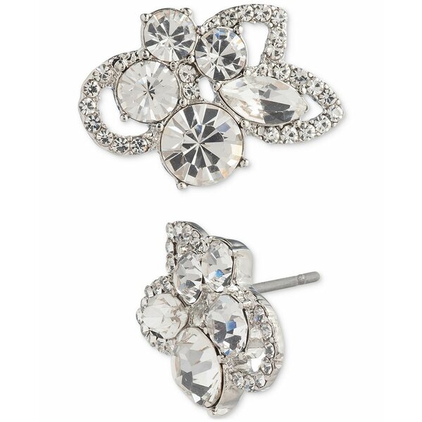 ジバンシー レディース ピアス＆イヤリング アクセサリー Crystal Petal Statement Stud Earrings White