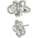 ジバンシー メンズ ピアス・イヤリング アクセサリー Crystal Petal Statement Stud Earrings White