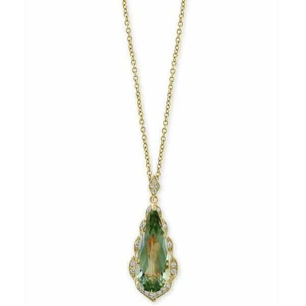 GtB[ RNV fB[X lbNXE`[J[Ey_ggbv ANZT[ EFFY&reg; Green Quartz (4 ct. t.w.) & Diamond (1/8 ct. t.w.) 18