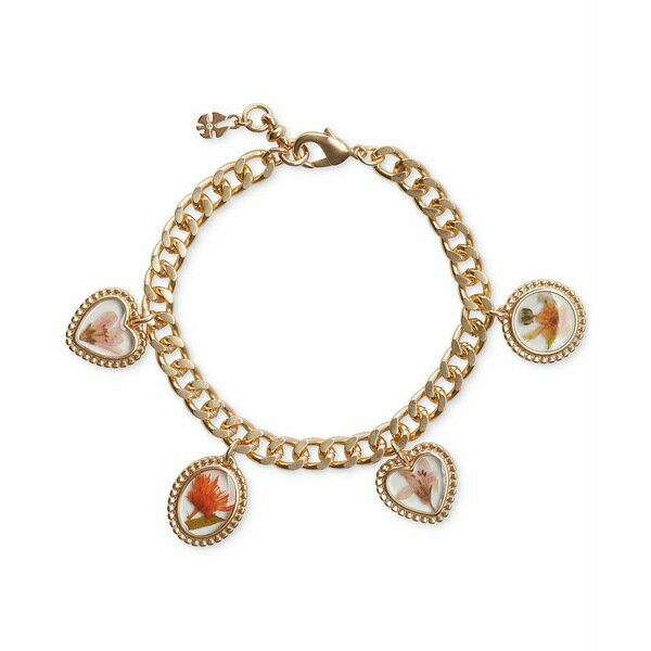 ラッキーブランド レディース ブレスレット・バングル・アンクレット アクセサリー Gold-Tone Pressed Flower Charm Bracelet Gold