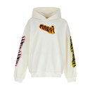 マルニ メンズ パーカー・スウェットシャツ アウター Logo Print Hoodie WHITE