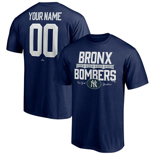 ファナティクス メンズ Tシャツ トップス New York Yankees Fanatics Branded Hometown Legend Personalized Name & Number TShirt Navy