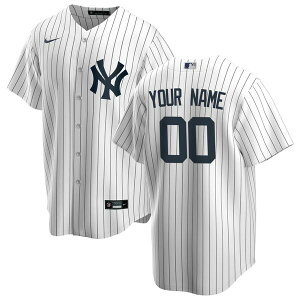 ʥ  ˥ե ȥåץ New York Yankees Nike Home Replica Custom Jersey White