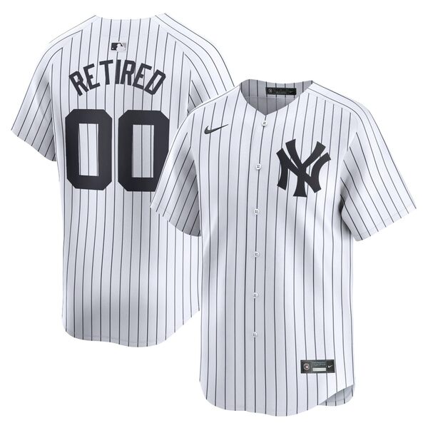 ʥ  ˥ե ȥåץ New York Yankees Nike Home Limited PickAPlayer Retired Roster Jersey White