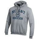 チャンピオン メンズ パーカー スウェットシャツ アウター North Carolina A T Aggies Champion Soccer Icon Powerblend Pullover Hoodie Heather Gray