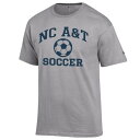 チャンピオン メンズ Tシャツ トップス North Carolina A T Aggies Champion Soccer Icon TShirt Gray