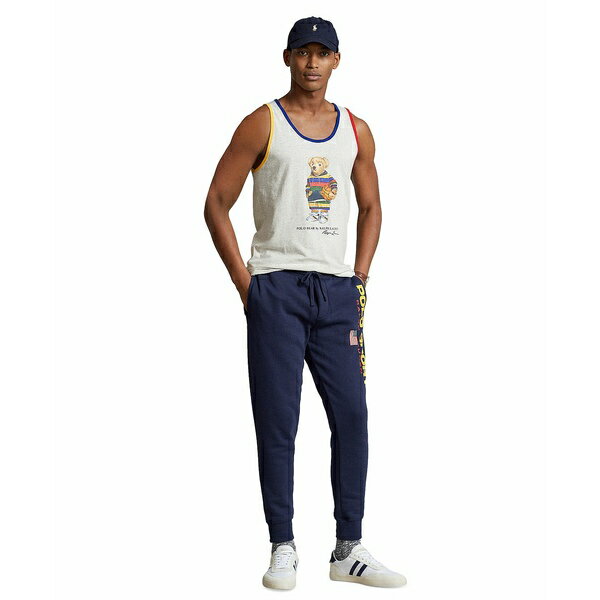 ラルフローレン メンズ Tシャツ トップス Men's Polo Bear Jersey Tank Top Andover Htr Active Bear