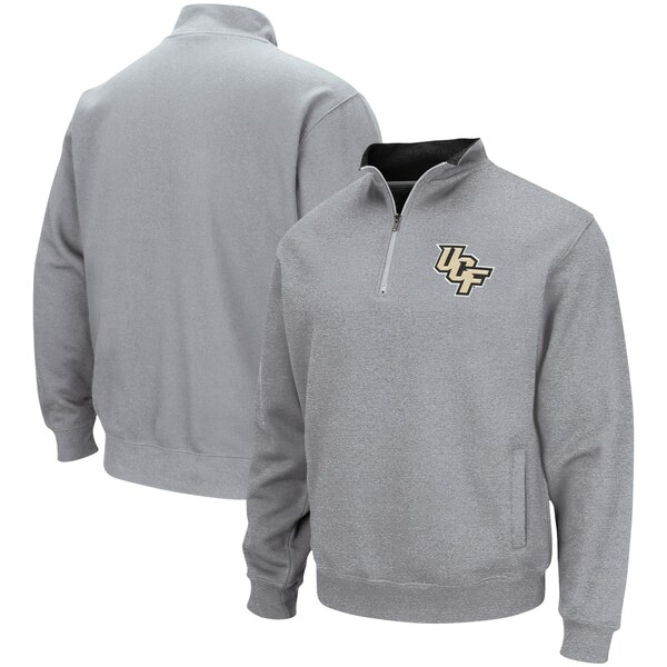   㥱åȡ֥륾  UCF Knights Colosseum Tortugas Team Logo QuarterZip Jacket Heathered Gray