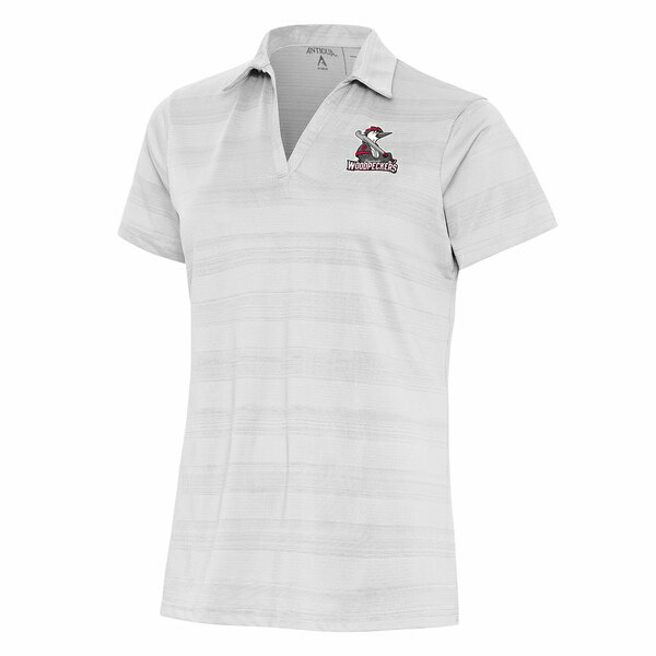 アンティグア レディース ポロシャツ トップス Fayetteville Woodpeckers Antigua Women's Compass Polo White