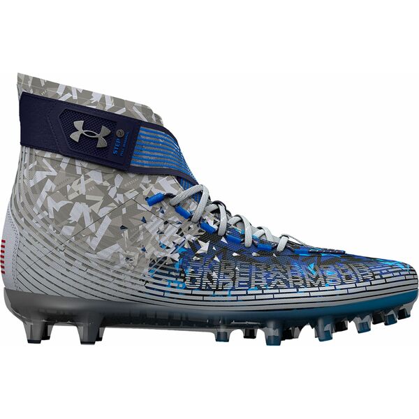 A_[A[}[ Y TbJ[ X|[c Under Armour Men's Highlight MC LE Football Cleats White/Red/Royal