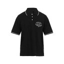 【送料無料】 アミリ メンズ Tシャツ トップス Polo shirts Black