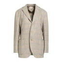 【送料無料】 ルイジ ボレッリ ナポリ メンズ ジャケット&ブルゾン アウター Blazers Beige