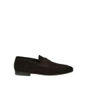 【送料無料】 サントーニ メンズ スリッポン・ローファー シューズ Loafers Brown