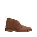 【送料無料】 クラークス メンズ ブーツ シューズ Ankle boots Beige