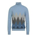 【送料無料】 バランタイン メンズ ニット&セーター アウター Turtlenecks Azure