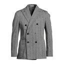 【送料無料】 ボリオリ メンズ ジャケット&ブルゾン アウター Blazers Grey