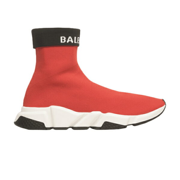 Balenciaga バレンシアガ メンズ スニーカー 【Balenciaga Speed Trainer Cuffed 'Red Black'】 サイズ US_M_44